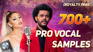 PREMIUM VOCAL SAMPLE PACK | 700+ Pro Vocal Samples (Royalty Free)