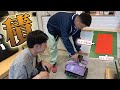 枠からはみ出さないように高額商品を積み上げ対決 負けたら全購入 枠からはみ出さないように高額商品を積み上げ対決 負けたら全購入