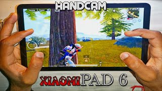Xiaomi Pad 6 Handcam Video 😍 | 4 Fingers Claw+Best Gyro Sensitivity 🔥 | FHD+60 FPS Graphics