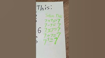 Solve This Proof Math Calculations 7 #math #mathmatices #proof