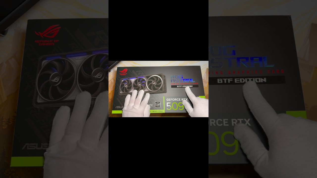 Quick Unboxing: ASUS ROG Astral RTX 5090 BTF OC 🔥 - YouTube