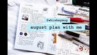 plan with me // august bullet journal setup by Madeline Stone 1,826 views 4 years ago 5 minutes, 47 seconds