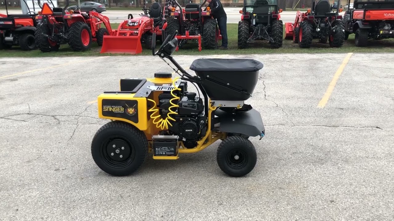Stinger GW22 Gateway Applicator Ride On Fertilizer Spreader And Sprayer