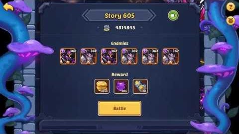 [Idle Heroes] - Tower of Oblivion: Stage 605 cleared