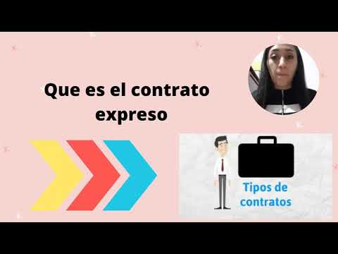 Video: ¿Qué se requiere para que un contrato sea un contrato expreso?