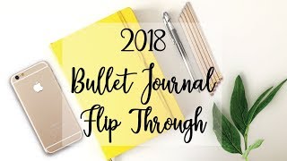 2018 BULLET JOURNAL FLIP THROUGH // A Year in My Bullet Journal