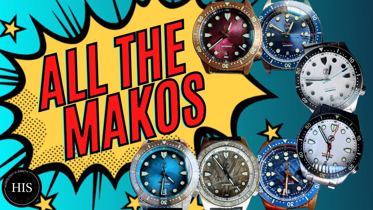 ⭐︎mako⭐︎です₊⁎⁺˳✧༚ ALL the Zelos Makos Side-by-Side ⌚⌚⌚Which Mako is Your Favorite