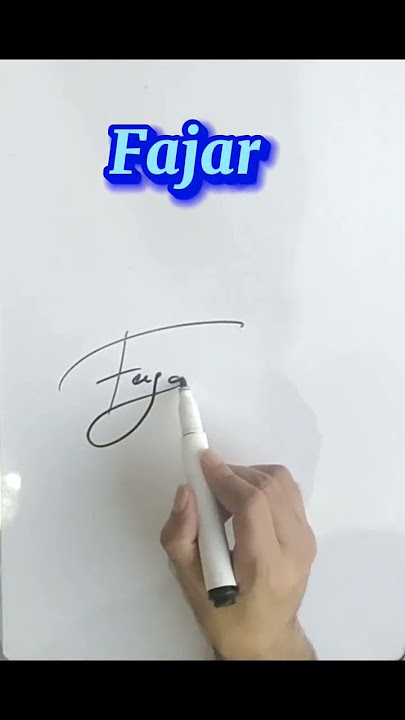 Fajar name sign #foryou #viral #art #signaturestyles #signatureideas #love #calligraphy #zeewrites