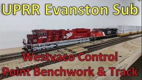 S2022E30 Westvaco Control Point, Benchwork & Track Model Train Layout Ops & Realism Union Pacific RR