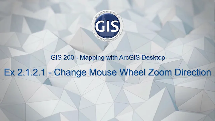 Exercise 2.1.2.1 - Change Mouse Wheel Zoom Direction