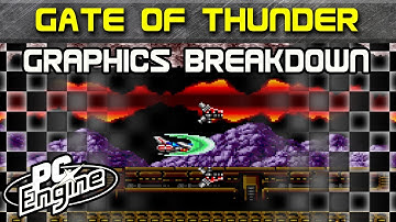 Gate of Thunder stage 3 | PC Engine Graphics Breakdown