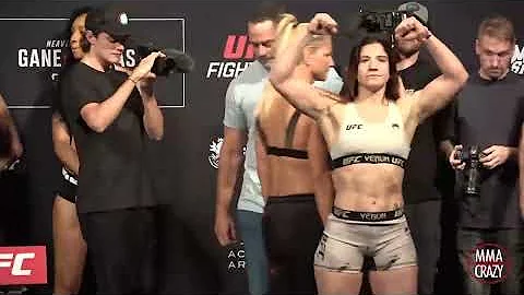 Ailin Perez twerks on stage during Stephanie Egger...