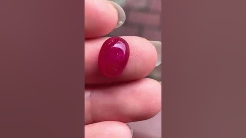 ruby Yên Bái màu đẹp lên nhẫn nam sáng