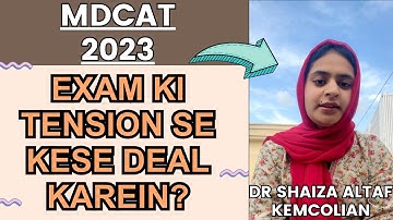 MDCAT 2025 I How To Control STRESS & ANXIETY @drhamzaashraf