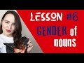 Lesson #6 Gender of Nouns | Russian language grammar| Course for beginners