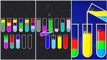 Water Sort Puzzle Gameplay 4 , Android Games ios Walkthrough Simulator Think Brain Puzzle