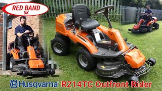 Husqvarna R214TC Outfront Rider Review & Demo | Red Band UK