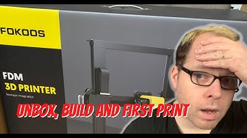 Fokoos Odin 5 F3 - Unboxing, build and first print - Z3DP