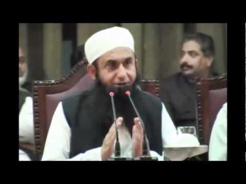 Maulana Tariq Jameel at Punjab University on 10-03...