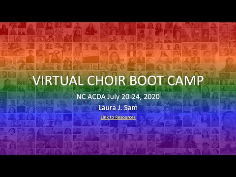 Časť 2 - NC ACDA Virtual Choir Boot Camp Miešanie zvuku