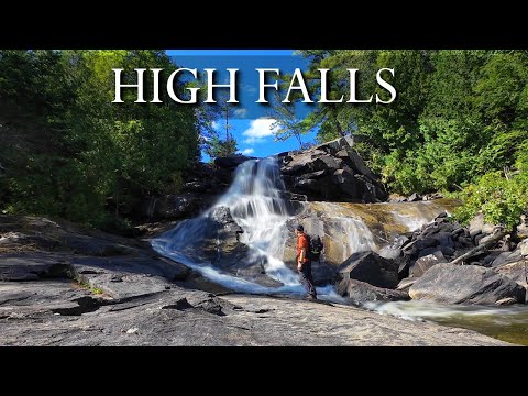 Natural Water Slide | Algonquin Provincial Park | Ontario Waterfalls | High Falls Algonquin 