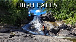 Natural Water Slide Algonquin Provincial Park Ontario Waterfalls High Falls Algonquin
