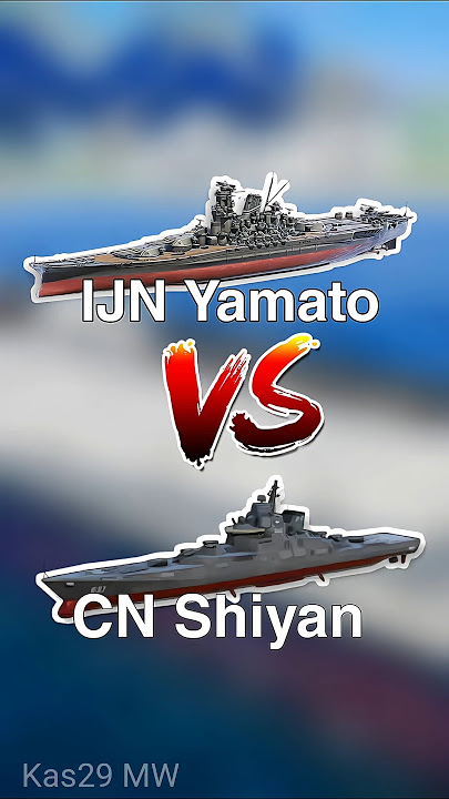 IJN Yamato Vs CN Shiyan One Combo Damage #shorts #modernwarship