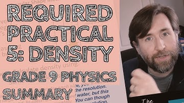 required practical: density - summary - GCSE Physics