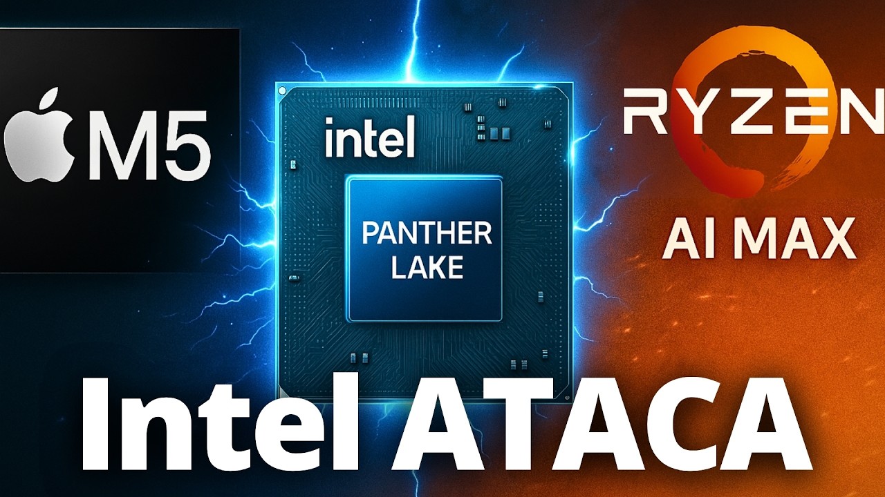 ¿EL FIN de los MACBOOK? Intel ATACA con los nuevos Panther Lake - YouTube
