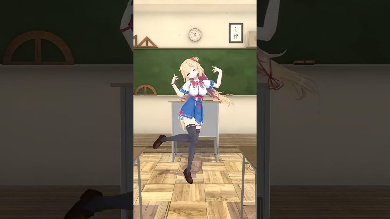 【踊ってみた】オトノケ/ Creepy Nuts 【ダンダダンOPアニメダンス】【ホロライブ/赤井はあと】#shorts