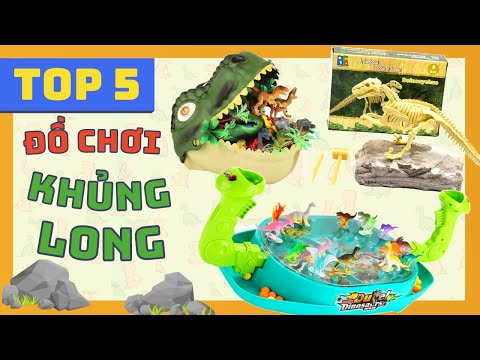 Video #36 TOP 5 đồ chơi Khủng Long | Sên Review - youtube