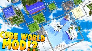 Minecraft CUBE LAND MOD (CUBE BIOMES) Challenge