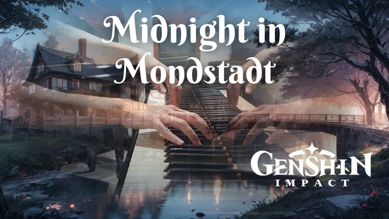 When the clock strikes Midnight in Mondstadt | Piano Cover + Sheet
