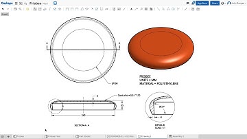 Learn Onshape - Project 13 - Frisbee