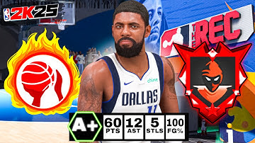 This Kyrie Irving Build is a ANKLE TAKER in RANDOM REC on NBA 2K25