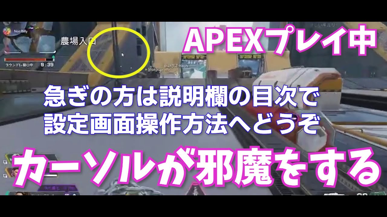 対処法 Apexをプレイ中にカーソルが出現 マウス ゲーム操作 照準 できない ディスコードのせいです Youtube