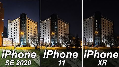 iPhone SE 2020 VS iPhone 11 VS iPhone Xr Camera Test Comparison