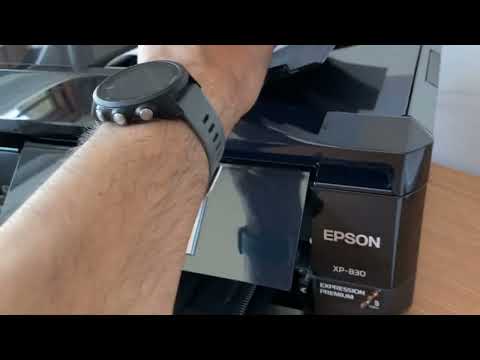 Epson Expression Premium XP-830 Wireless All-in-One Printer & Ink (demo Video ) 1