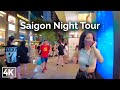 Saigon 4k night tour  vietnam walking tour  richard nomad