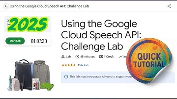 Using the Google Cloud Speech API: Challenge Lab | ARC131 | Google Cloud Arcade #qwiklabs