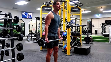 Wide Grip Barbell Curls