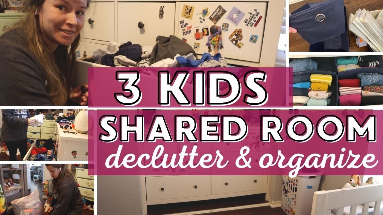Kids Shared Room Makeover | Extreme Clean with Me | Boy Girl Shared Room on a Budget | Dollar Tree