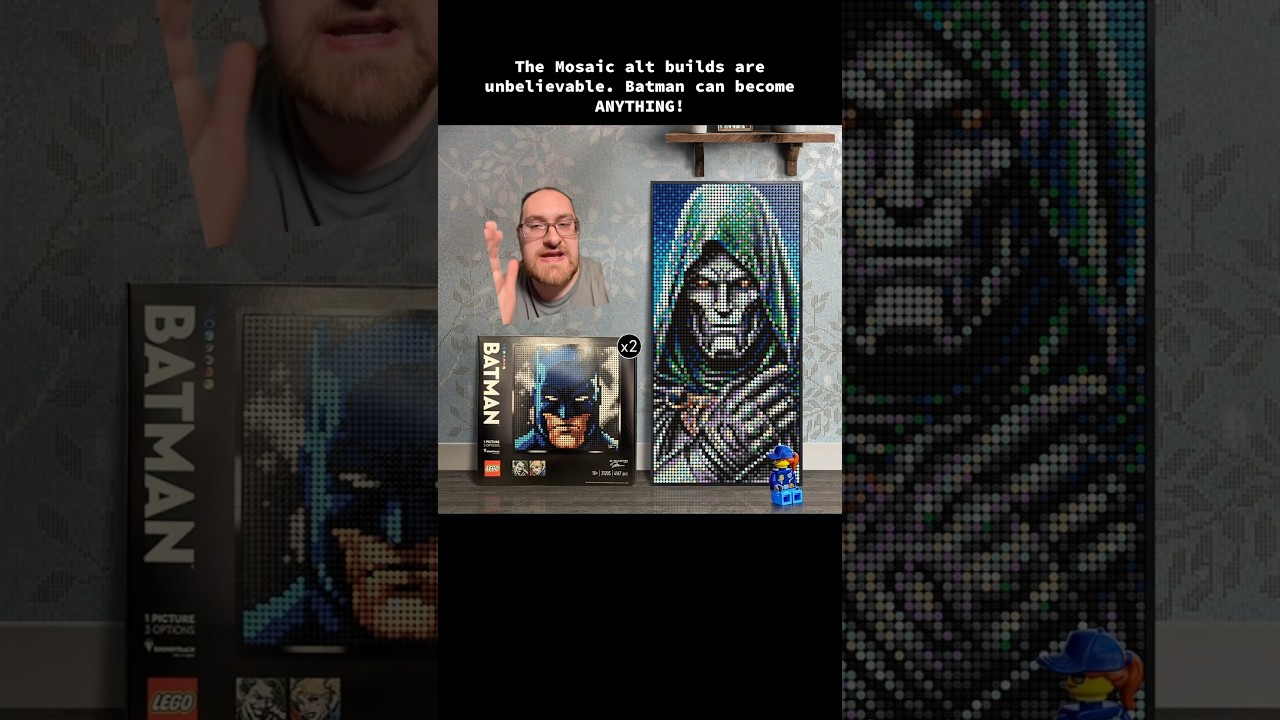 These LEGO Mosaics are INSANE! 