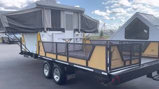 Scorpion tent trailer toy hauler