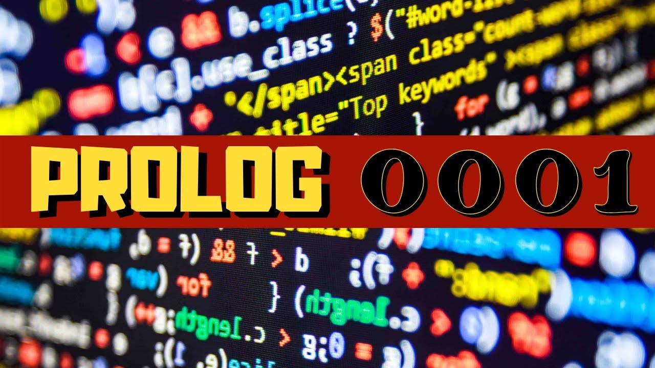 #01 ProLog Lecture 1 - YouTube