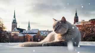 Nordic city scape  | Relaxing Music for Deep Sleeping  | 10 Hours Calm Music for Deep Sleeping