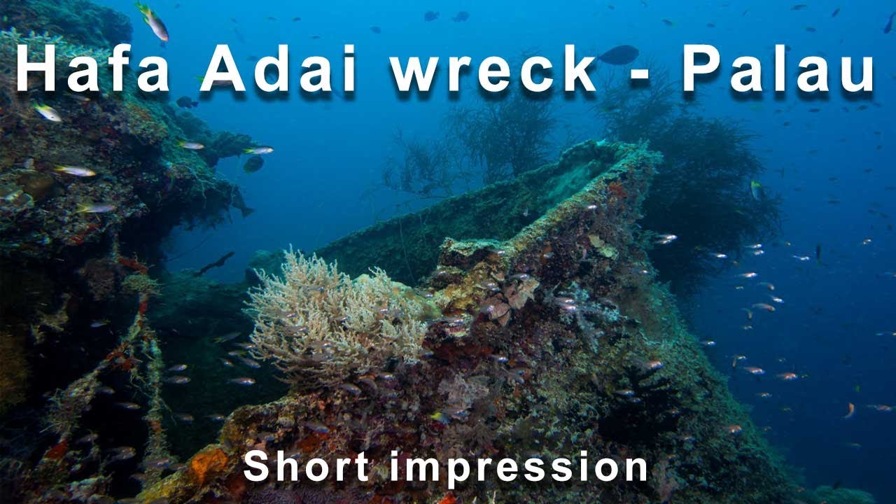 Diving the Hafa Adai wreck - Palau Micronesia