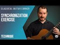 Classical Guitar Synchronization Exercise