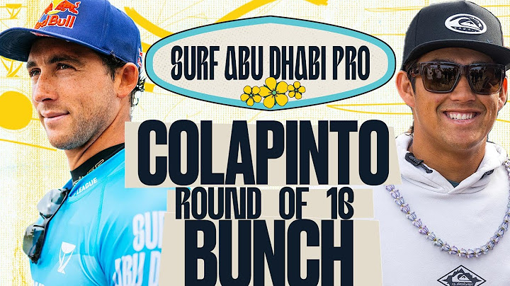 Jackson Bunch vs Griffin Colapinto | Surf Abu Dhabi Pro 2025 - Round of 16