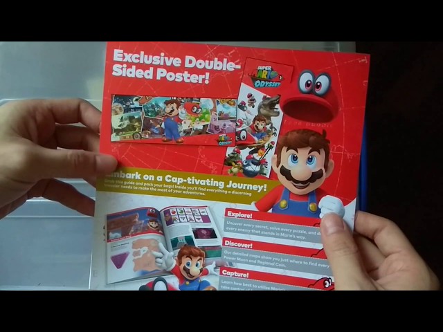 Super Mario Odyssey Prima Collector's Edition Guide Unboxing, Giveaway &  Super Mario Odyssey Prima Collector's Edition Guide Unboxing, By HLA  Gaming Channel